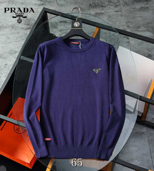 Prada Men's Sweater Wool Cardigan P700022 - M / Navy Blue - View 1