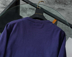 Prada Men's Sweater Wool Cardigan P700022 - M / Navy Blue - View 8