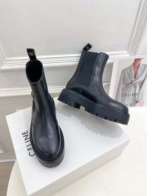 Celine Women Shoes 349823607C.38NO Celine Chelsea Booot in Calfshin 187423 - 35 - View 5