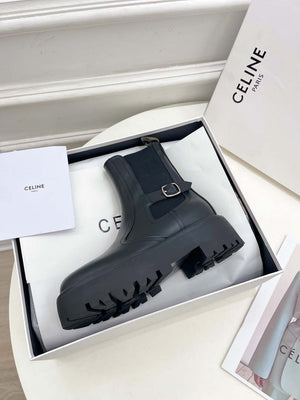 Celine Women Shoes 349823607C.38NO Celine Chelsea Booot in Calfshin 187423 - 35 - View 7