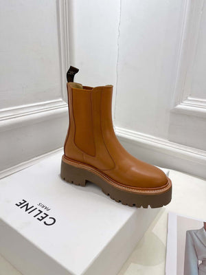 Celine Women Shoes 349823607C.38NO Celine Chelsea Booot in Calfshin 187424 - 35 - View 8