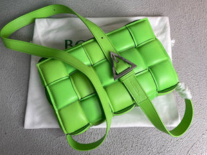 Bottega Veneta BV 591970 Padded Cassette 20206 Lemon Green Silver - Default Title - View 6