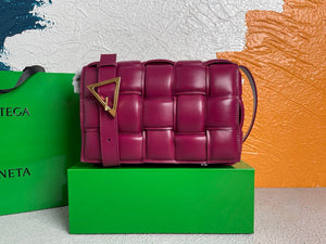 Bottega Veneta BV 20206 Padded Cassette 591970 Wine Red Gold - Default Title - View 1