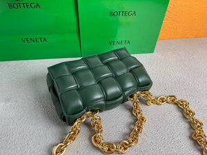 Bottega Veneta BV 20206 Chain Cassette 631421 Dark Green Gold - Default Title - View 6