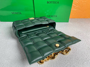 Bottega Veneta BV 20206 Chain Cassette 631421 Dark Green Gold - Default Title - View 7