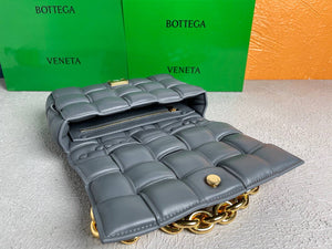 Bottega Veneta BV 20206 Chain Cassette 631421 Dark Grey Gold - Default Title - View 7