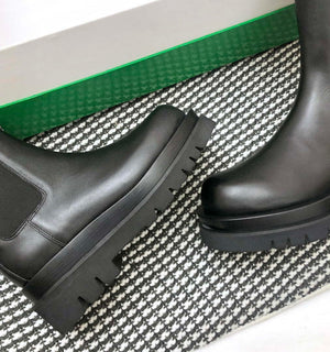 Bottega Veneta Women Shoes 630300VBS501024 Tire Ankle Chelsea Boot 166984 - 35 - View 3