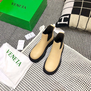 Bottega Veneta Women Shoes Lug Boot Beige Color 166980 - 35 - View 1