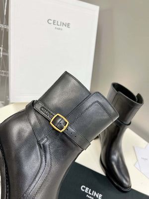 Celine Women Shoes 343413554C.38NO Margaret Chelsea Boot in Calfskin 188600 - 35 - View 3