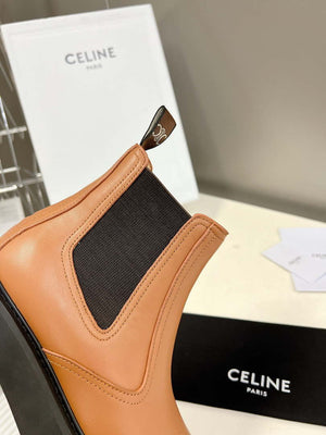Celine Women Shoes 343413554C.38NO Margaret Chelsea Boot in Calfskin 188602 - 35 - View 3