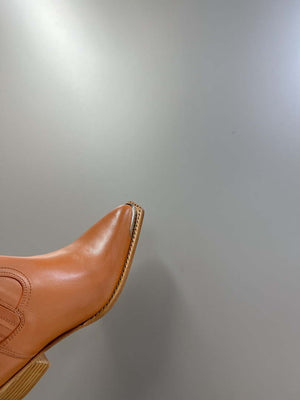 Celine Women Shoes 348303492C.38NO Cruiser Boots Chelsea Boot with Metal Toe In Calfskin 191324 - 35 - View 3