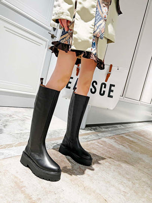 Celine Women Shoes Celine Buckled High Boot in Calfskin 189819 - 35 - View 7