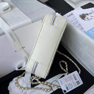 Chanel AS3168 Vanity with Chain Bag White - Default Title - View 6