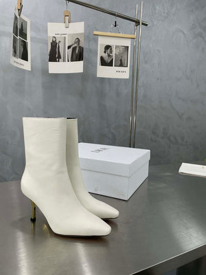 Dior Women's Shoes KCI806VVV_S900 D-Fame Heeled Angle Boot 192877 - 35 - View 1