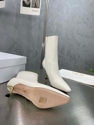 Dior Women's Shoes KCI806VVV_S900 D-Fame Heeled Angle Boot 192877 - 35 - View 8