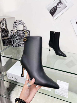 Dior Women's Shoes Kci806vvv_S900 D-Fame Heeled Ankle Boot 192350 - 35 - View 5