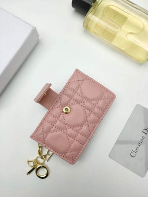 Dior S0074 Wallet Lady dior 5-Gusset card holder Pink - shop2bag