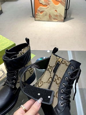 Gucci Women Shoes Style ?670397 17K20 1000 Women's ankle boot with Double G 191519 - 35 - View 2