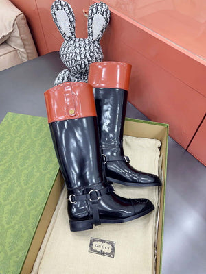 Gucci Women Shoes Style ?674670 DS8J0 1079 Knee-high boot with harness 192113 - 35 - View 7