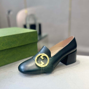 Gucci Women Shoes Style ?700271 DKSD0 1000 Women's lug sole Interlocking G loafer 191400 - 35 - View 8