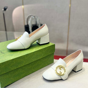 Gucci Women Shoes Style ?700271 DKSD0 1000 Women's lug sole Interlocking G loafer 191401 - 35 - View 3