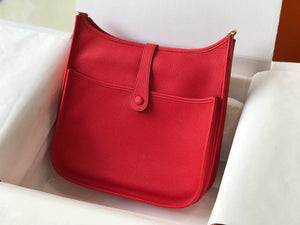 Hermes Evelyne III 29 bag Designer Hermes Shoulder Bag 203869 Red - Default Title - View 5