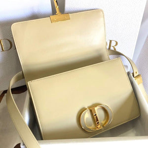 Dior M9204 Dior 30 Montaigne Box Bag Calfskin Apricot - Voguebags