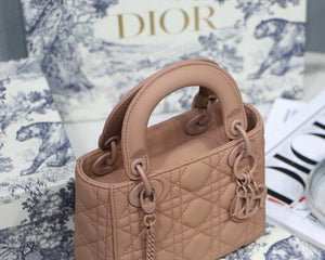 Dior M0505 Mini Dior Lady Bag Cannage lambskin Tan - Default Title - View 3