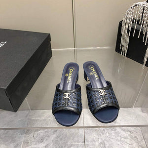 Chanel Women's Sandals Chanel Slippers Lambskin C90185 - 35 - View 2