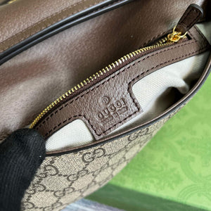 Gucci 699268 Blondie shoulder bag Beige and ebony GG Supreme canvas - Default Title - View 9