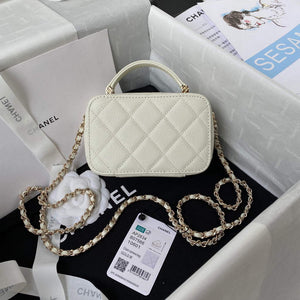 Chanel AP2634 Small Vanity with Chain Bag White - Default Title - View 2
