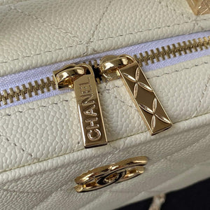 Chanel AP2634 Small Vanity with Chain Bag White - Default Title - View 4