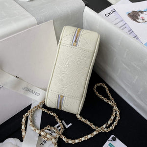 Chanel AP2634 Small Vanity with Chain Bag White - Default Title - View 6