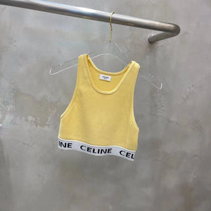 Celine Technical Jersey Bra Top Vest C90030 - Black / S - View 2