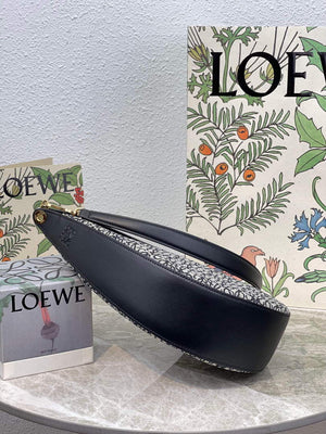 LOEWE A923PL9X01 Luna bag in Anagram jacquard and classic calfskin - Default Title - View 4