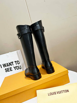Louis Vuitton Women's Shoes 1AAJ4M Westside Flat High Boots 2022 Collection - 35 - View 3