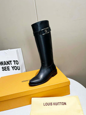 Louis Vuitton Women's Shoes 1AAJ4M Westside Flat High Boots 2022 Collection - 35 - View 8