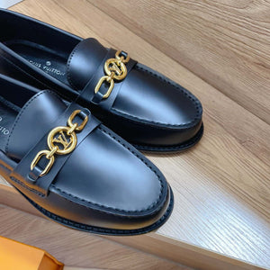 Louis Vuitton Women's Shoes 1AACXY Chess Flat Loafers 184000 - 35 - View 3