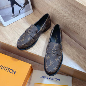Louis Vuitton Women's Shoes 1AACXY Chess Flat Loafers 183999 - 35 - View 7