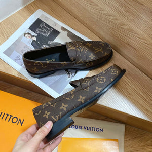 Louis Vuitton Women's Shoes 1AACXY Chess Flat Loafers 183999 - 35 - View 5