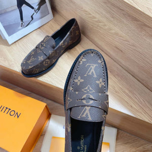 Louis Vuitton Women's Shoes 1AACXY Chess Flat Loafers 183999 - 35 - View 4