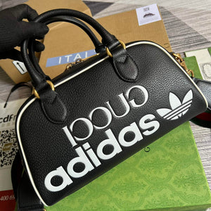 Adidas x Gucci 702397 mini duffle bag black - Default Title - View 1