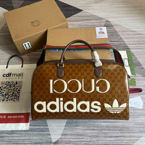 Adidas x Gucci large duffle bag 702422 Brown - Default Title - View 1