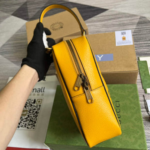 Adidas x Gucci mini top handle bag 702387 Yellow leather - Default Title - View 4