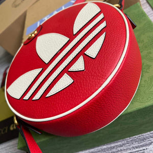 Adidas x Gucci Ophidia shoulder bag 702626 Red leather - Default Title - View 6