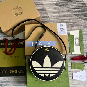 Adidas x Gucci Ophidia shoulder bag 702626 Black leather - Default Title - View 1