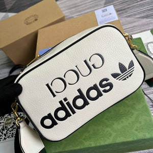 Adidas x Gucci small shoulder bag 702427 White leather - Default Title - View 4