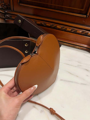 Alaia AA1P003C0Y75 LE Coeur Bag In Calfskin Brown - Default Title - View 7