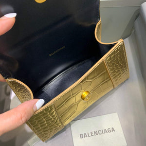 Balenciaga 592833 Hourglass XS Top Handle Bag Gold - Default Title - View 7