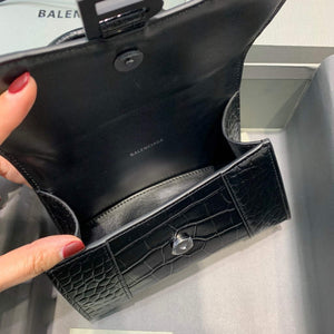 Balenciaga 592833 Hourglass XS Top Handle Bag Black - Default Title - View 7
